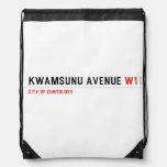 KwaMsunu Avenue  Drawstring Backpack