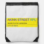 Akinn Street  Drawstring Backpack