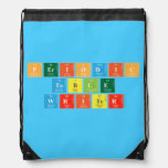 Periodic
 Table
 Writer  Drawstring Backpack
