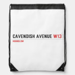 Cavendish avenue  Drawstring Backpack