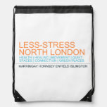 Less-Stress nORTH lONDON  Drawstring Backpack