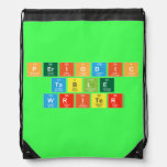 Periodic
 Table
 Writer  Drawstring Backpack