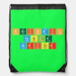 Periodic
 Table
 Writer  Drawstring Backpack