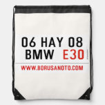 06 HAY 08  BMW   Drawstring Backpack
