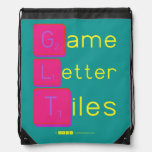 Game
 Letter
 Tiles  Drawstring Backpack