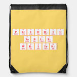 Periodic
 Table
 Writer  Drawstring Backpack