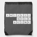 Periodic
 Table
 Writer  Drawstring Backpack