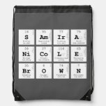 samira nicole brown  Drawstring Backpack