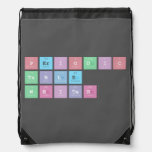 Periodic
 Table
 Writer  Drawstring Backpack