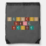 Periodic
 Table
 Writer  Drawstring Backpack