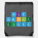 Feliz
 Cumple 
 Guada  Drawstring Backpack
