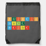 Periodic
 Table
 Writer  Drawstring Backpack