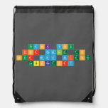 Thank You 
 for coming to 
 our mad science
  laboratory  Drawstring Backpack