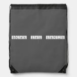 Thank You Chris
   Drawstring Backpack
