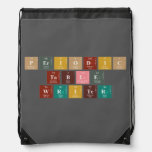 Periodic
 Table
 Writer  Drawstring Backpack