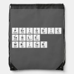 Periodic
 Table
 Writer  Drawstring Backpack
