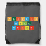 Periodic
 Table
 Writer  Drawstring Backpack