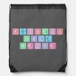 Periodic
 Table
 Writer  Drawstring Backpack