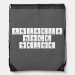 Periodic
 Table
 Writer  Drawstring Backpack