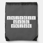 Periodic
 Table
 Writer  Drawstring Backpack
