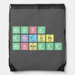     mONISA
 Mastura
 Mohammad  Drawstring Backpack