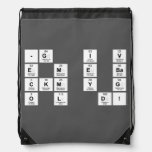 -g  i v
 E m e ba
 Ckm y g
 O l  d!  Drawstring Backpack