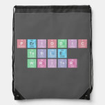 Periodic
 Table
 Writer  Drawstring Backpack
