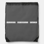 Happy Birthday Zoie  Drawstring Backpack