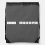 Coarse Language  Drawstring Backpack