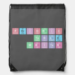 Periodic
 Table
 Writer  Drawstring Backpack