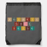 Periodic
 Table
 Writer  Drawstring Backpack