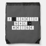 Periodic
 Table
 Writer  Drawstring Backpack
