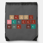 Happy
 Birthday
 Aslam Sir  Drawstring Backpack