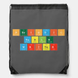 Periodic
 Table
 Writer  Drawstring Backpack