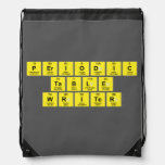 Periodic
 Table
 Writer  Drawstring Backpack