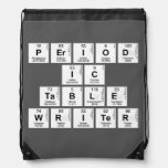 Period
 ic
 Table
 Writer  Drawstring Backpack