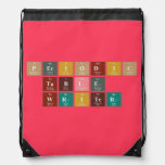 Periodic
 Table
 Writer  Drawstring Backpack
