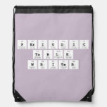 Periodic
 Table
 Writer  Drawstring Backpack