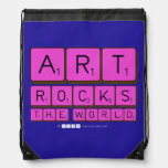 ART
 ROCKS
 THE WORLD  Drawstring Backpack
