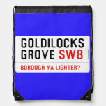 GOLDILOCKS GROVE  Drawstring Backpack