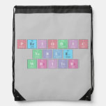 Periodic
 Table
 Writer  Drawstring Backpack