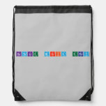 Natalie Maria Gray  Drawstring Backpack