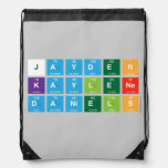 Jayden 
 Kaylene
 Daniels  Drawstring Backpack