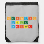 Periodic
 Table
 Writer  Drawstring Backpack