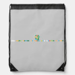North
 South
 East
 West
 800 steel street Ny City by: Janelle H Cooper  Drawstring Backpack