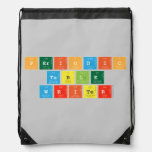 Periodic
 Table
 Writer  Drawstring Backpack