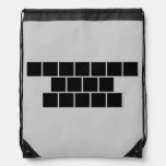 Periodic
 Table
 Writer  Drawstring Backpack