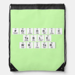 Periodic
 Table
 Writer  Drawstring Backpack