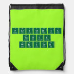 Periodic
 Table
 Writer  Drawstring Backpack