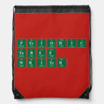 Periodic
 Table
 Writer  Drawstring Backpack